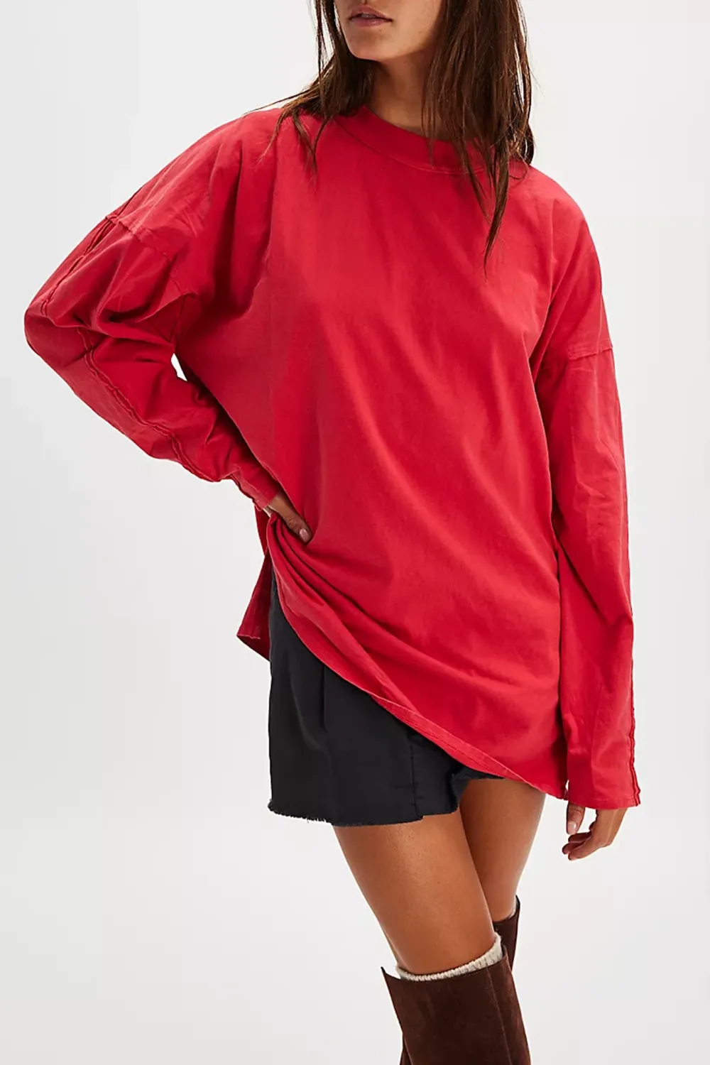 Oversized Crew Neck Sweatshirt