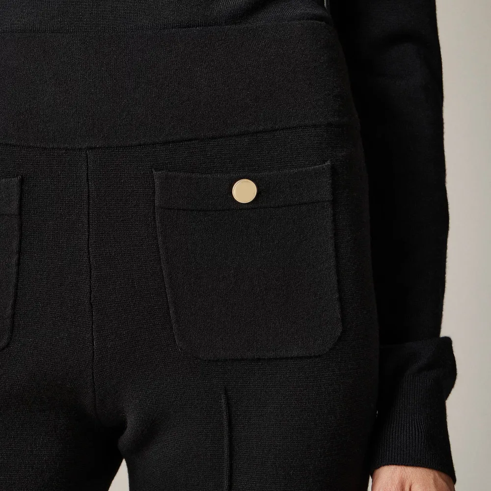 Delaney Kickout Pants with Patch Pockets