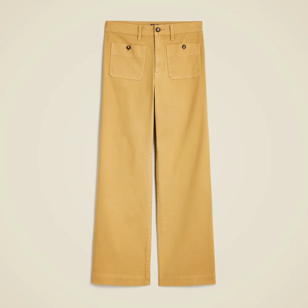 Sailor Slim Wide-Leg Chino Pants