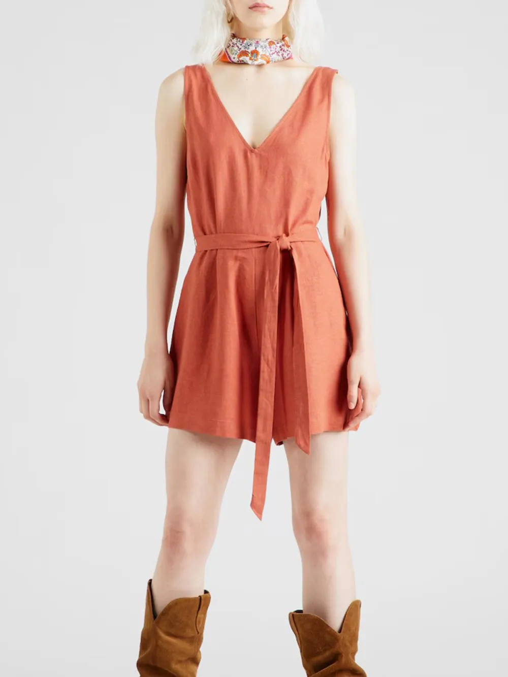 Casual Style Short Jumpsuit