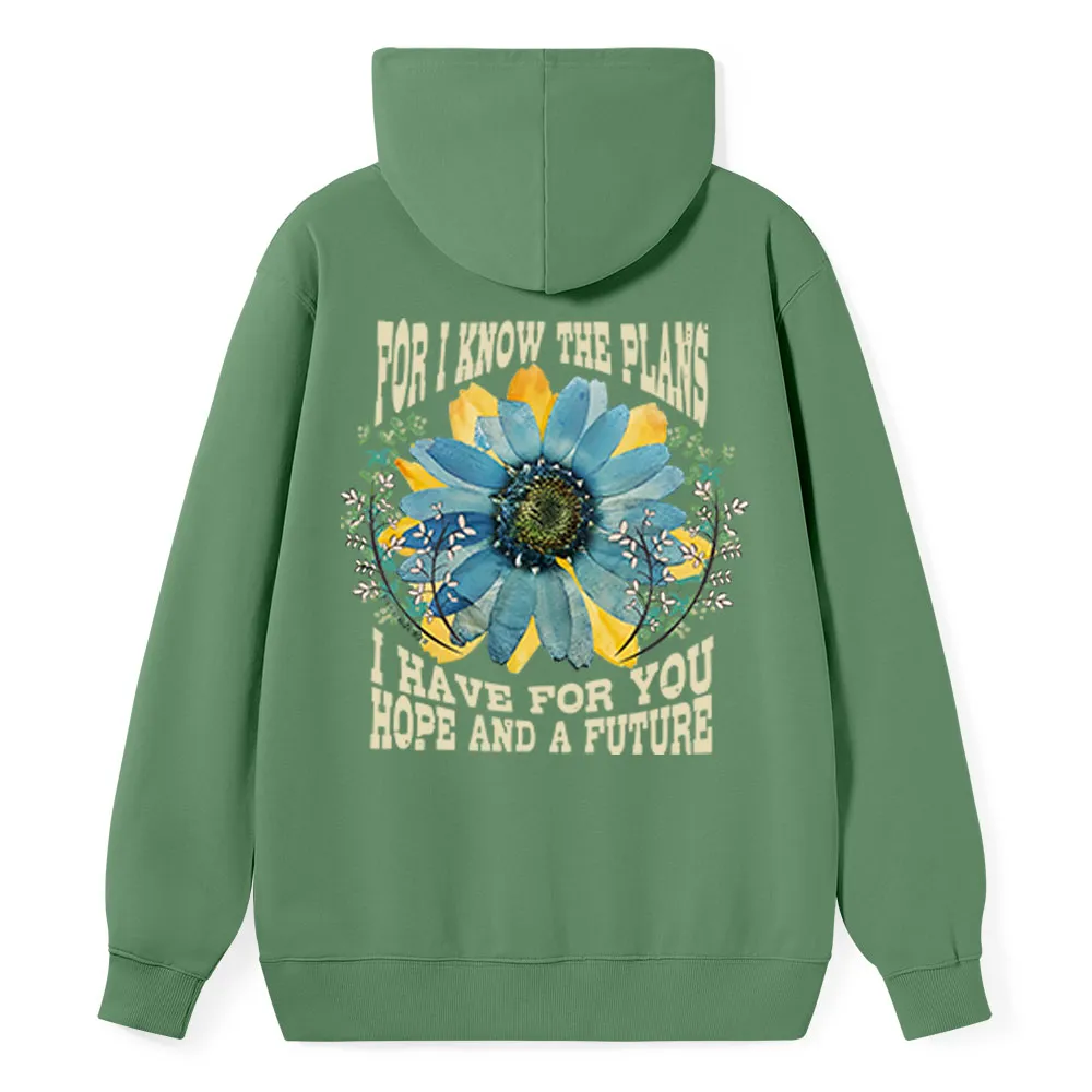 For I Know The Plans Classic Christian Hoodie