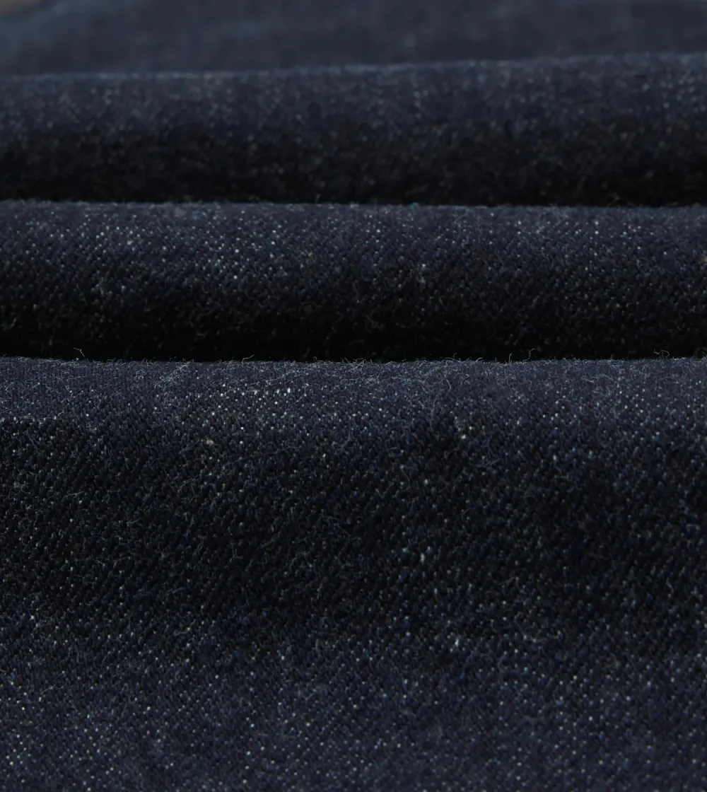 Dark Blue Loose Fit Denim Pants