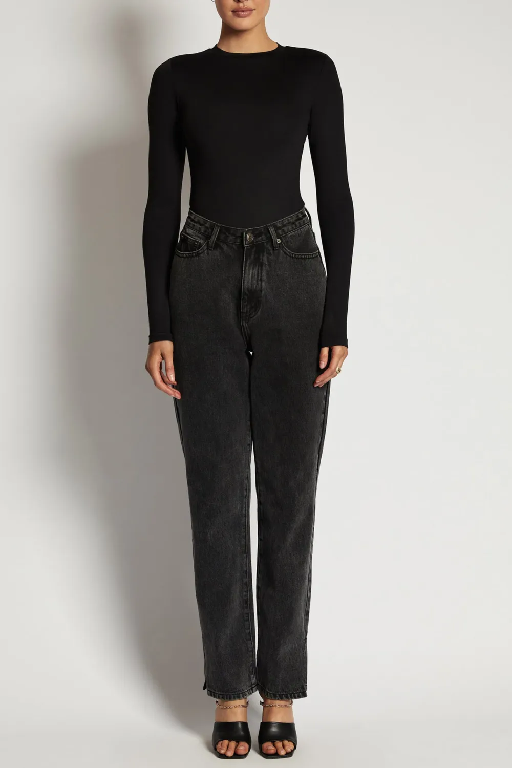 Long Sleeve Crew Neck Bodysuit