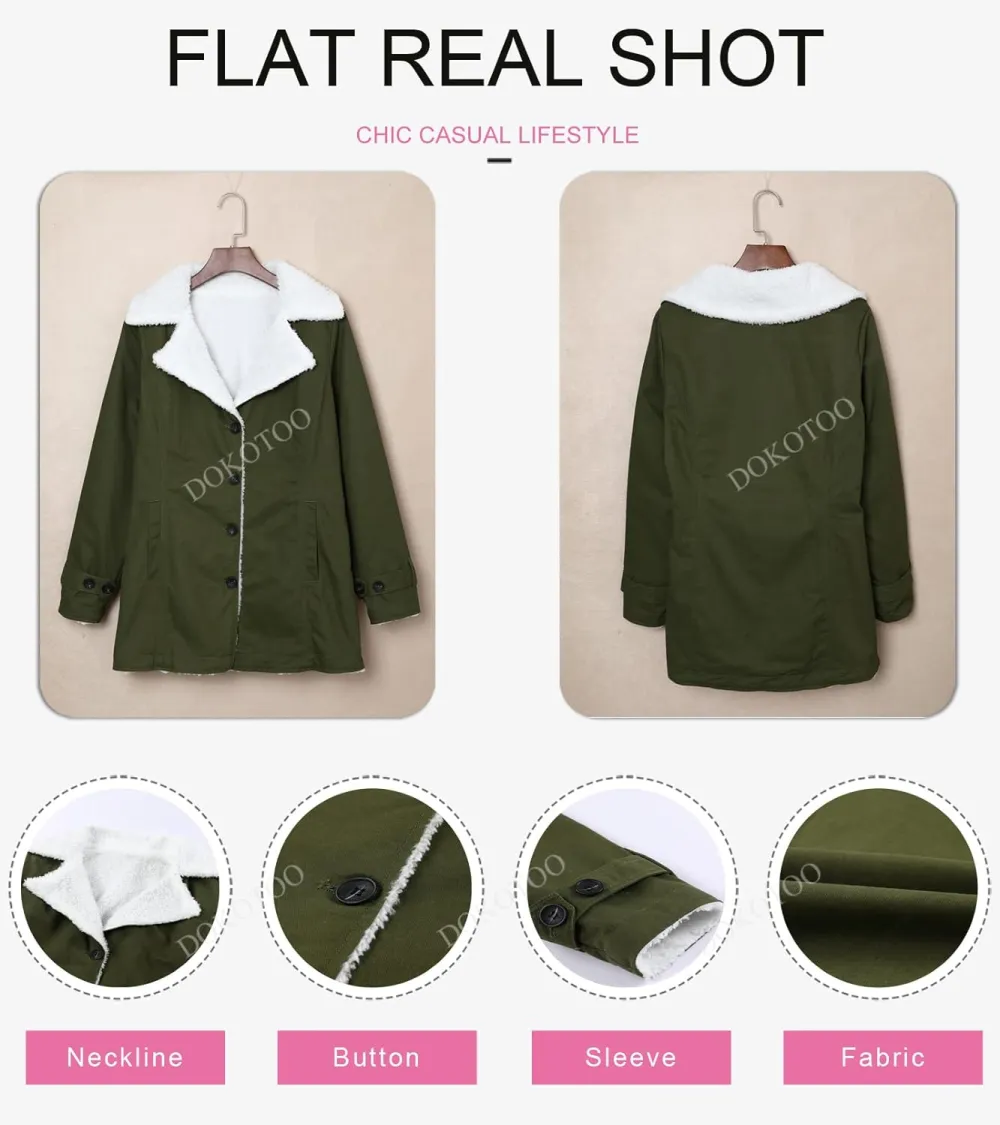 Womens Winter Warm Jean Jacket Stand Collar Wool Liner Sherpa Denim Coats Thicker Outerwear with Pockets