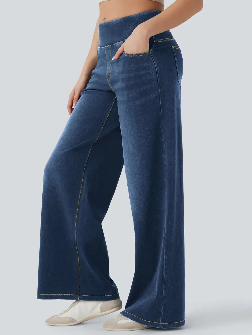High Waisted Stretch Slim-Fit Jeans
