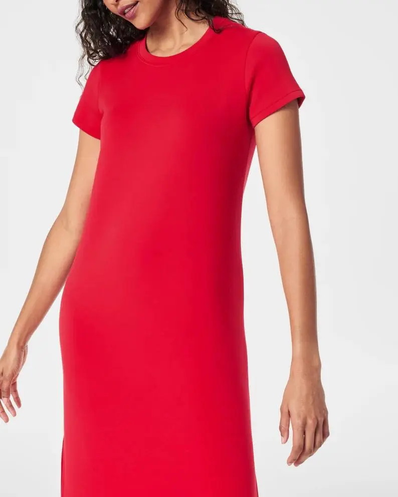 Crew Neck Maxi Dress