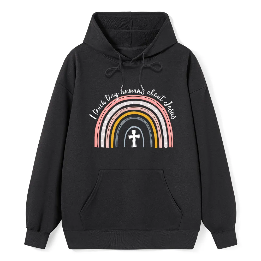 Personalized I Teach Tiny Humans About Jesus Hoodie