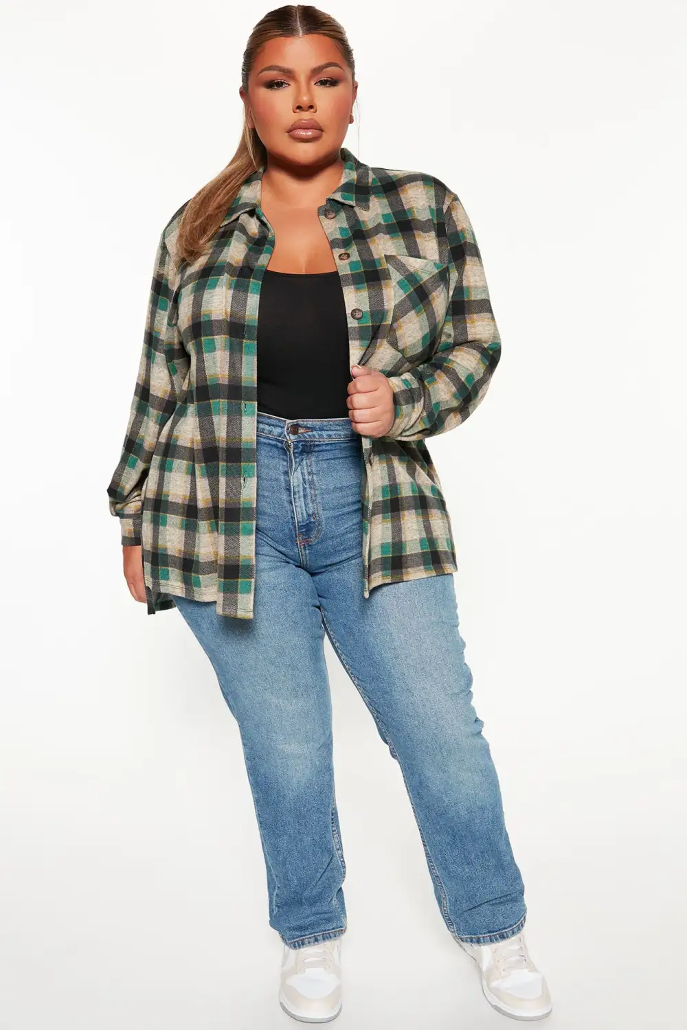 Davina Basic Tank Bodysuit - Black