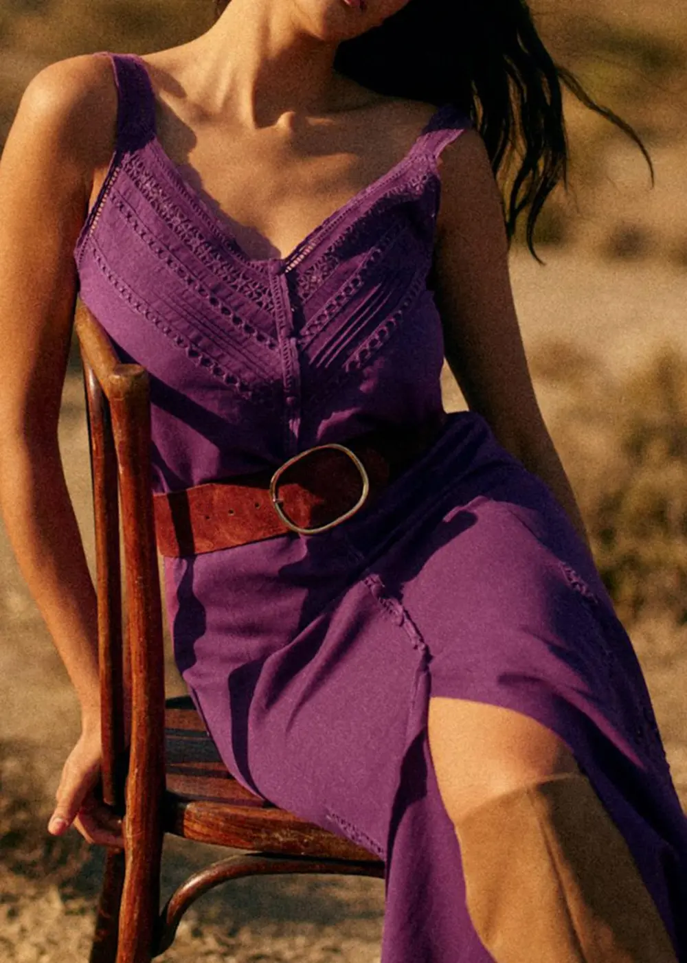 Lace Tie Cropped Camisole Top