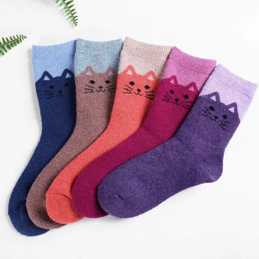 Jeasona Wool Socks for Women Warm Winter Thermal Thick Socks Gifts for Women Mom