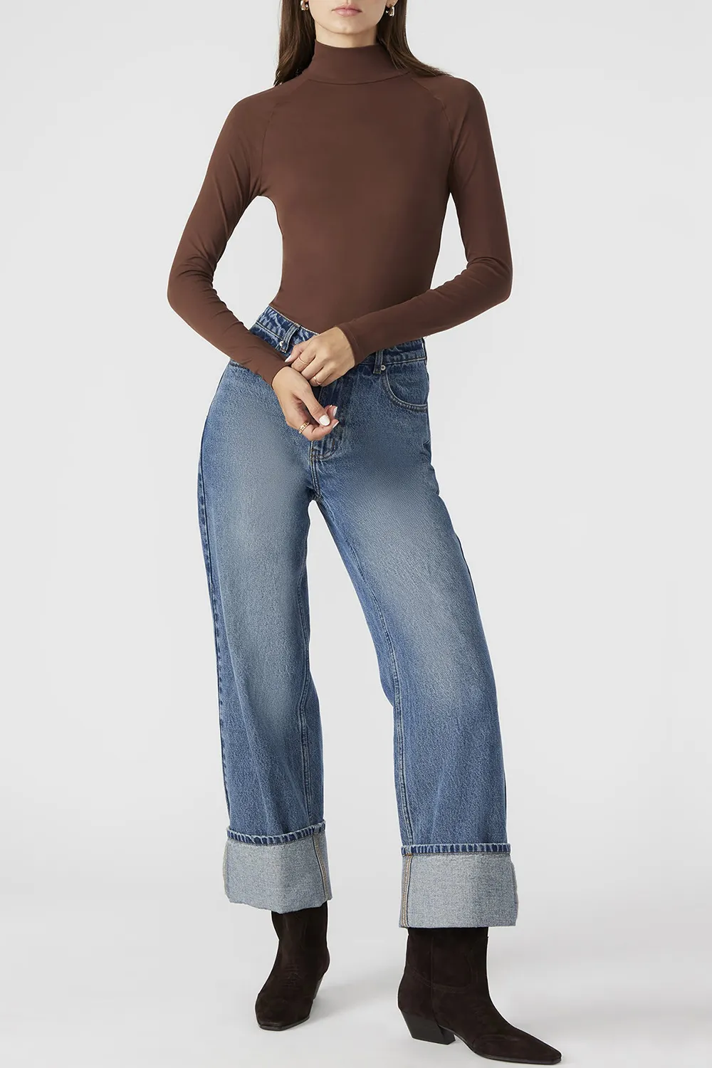 NELLE BODYSUIT BROWN