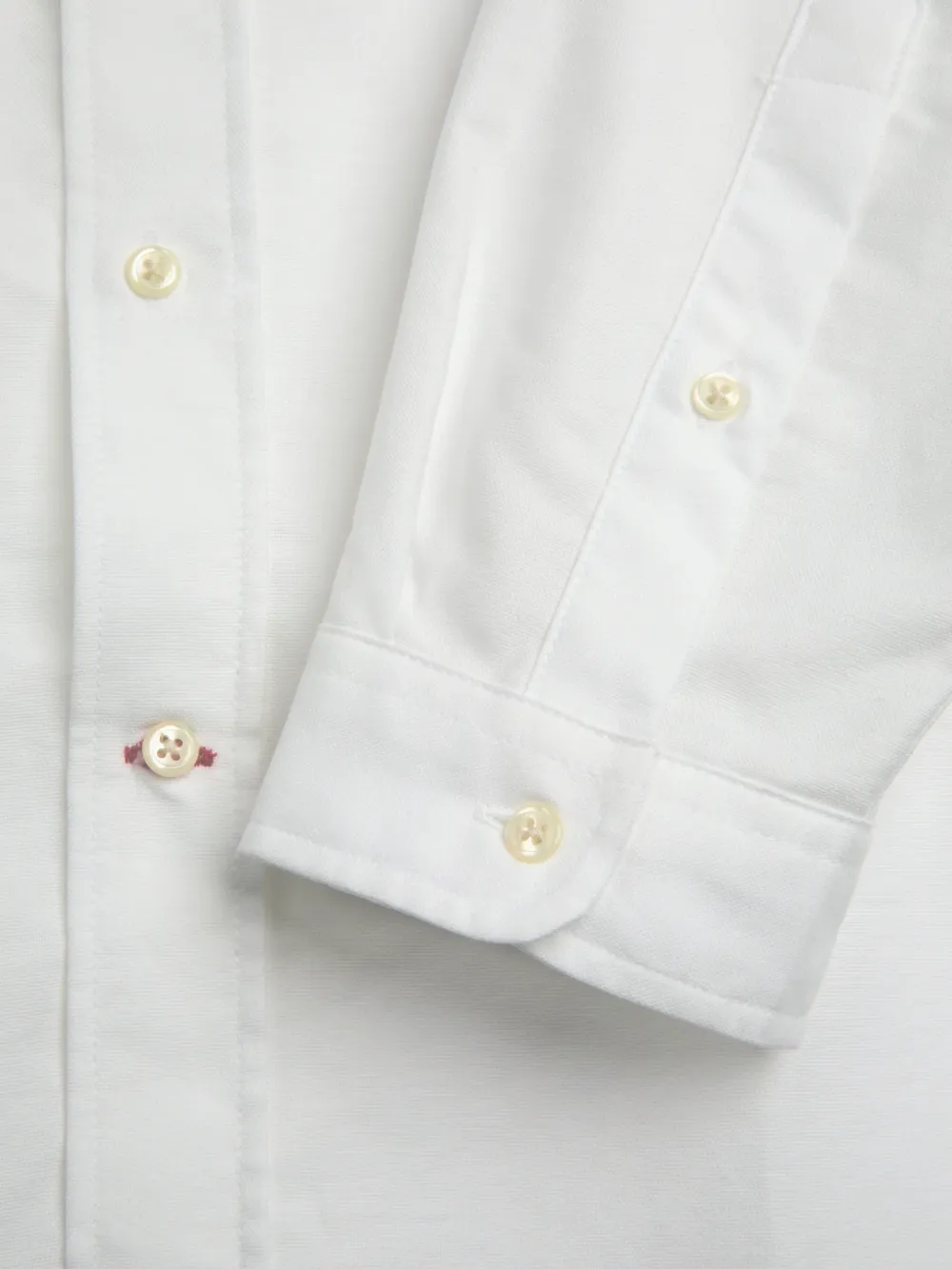 White Button Down Organic Cotton Shirt