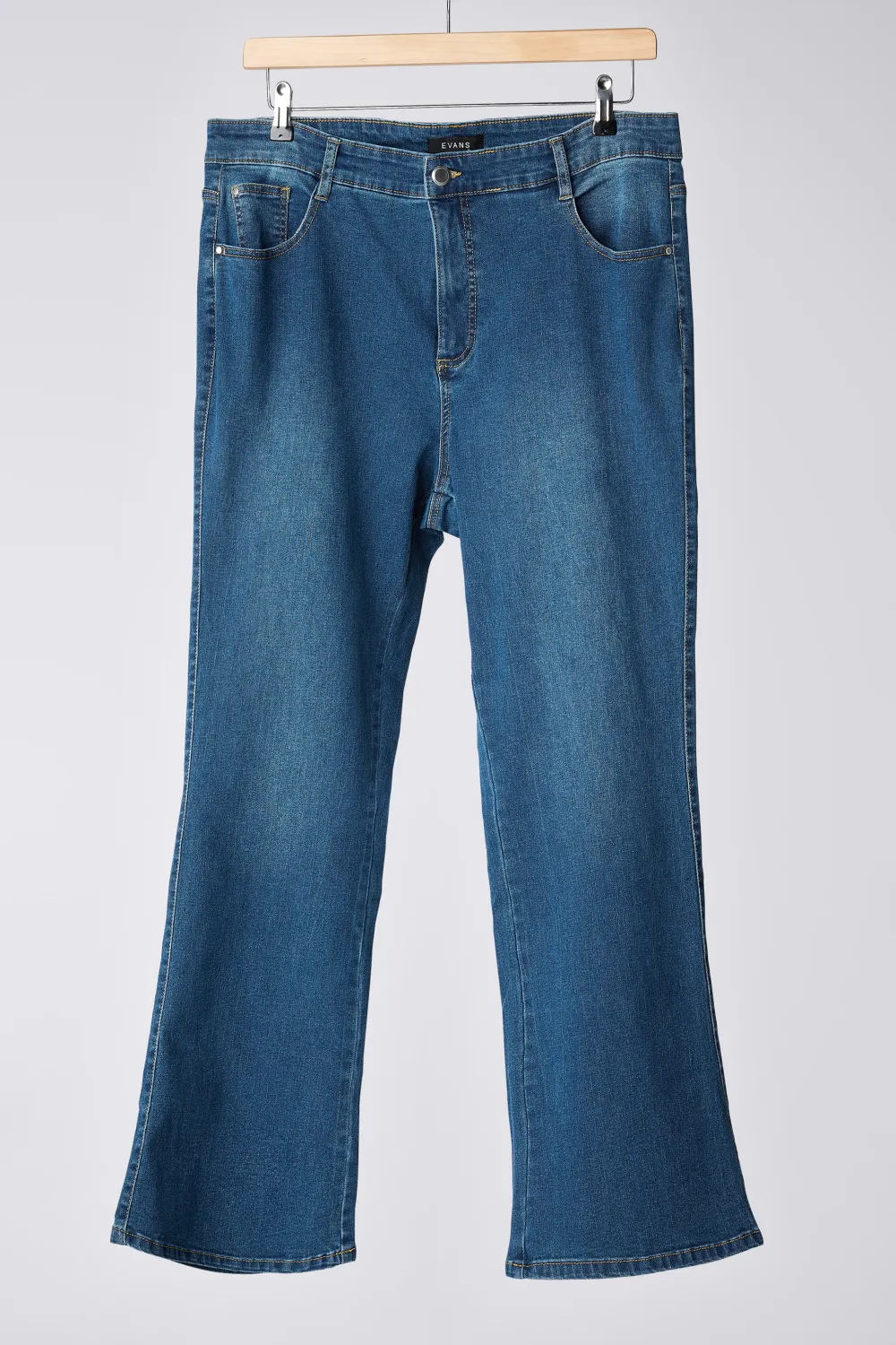 EVANS Curve Fit Indigo Bootcut Jeans