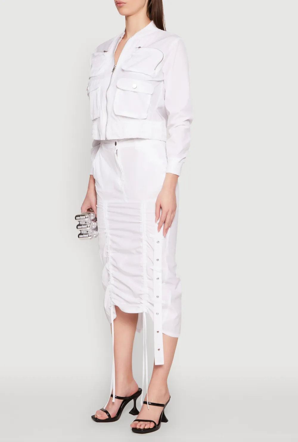 Stand Up Collar Windbreaker Jacket