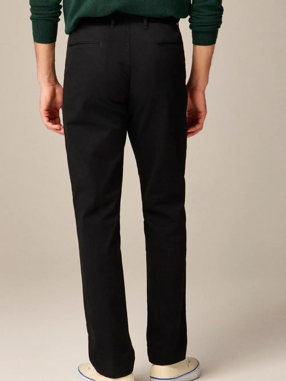 Black Slim Fit Men's Chino Pants