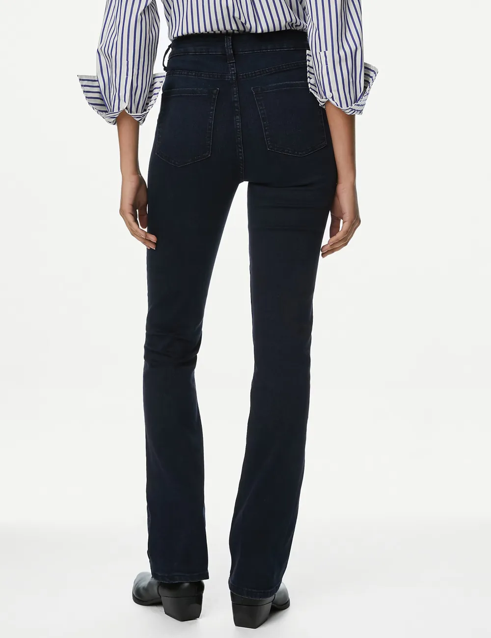 Womens Casual Slit Jeans