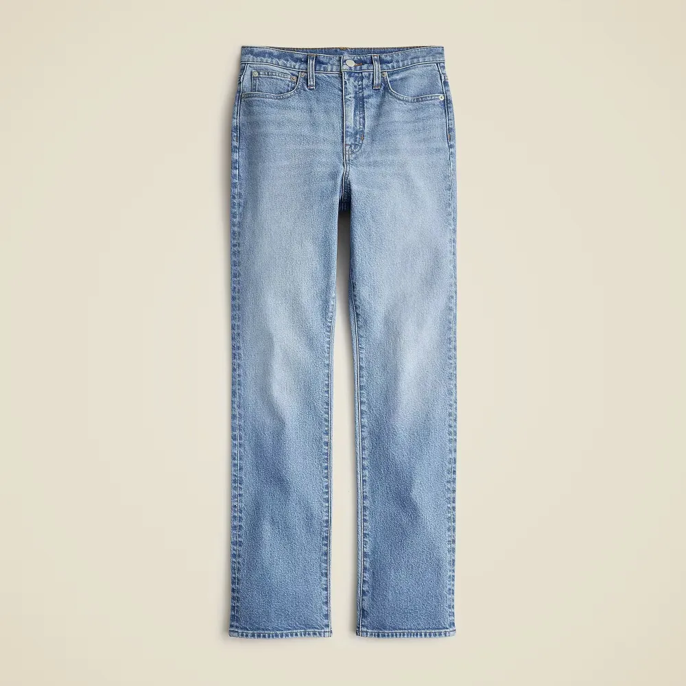 High-Rise Basic Straight Jeans