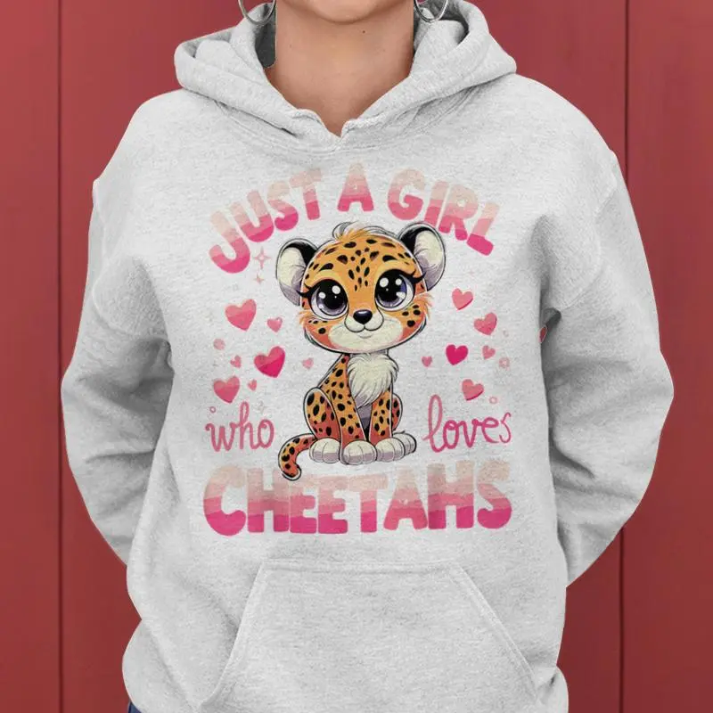 Cheetah Lover Just A Girl Who Loves Cheetahs Women Hoodie