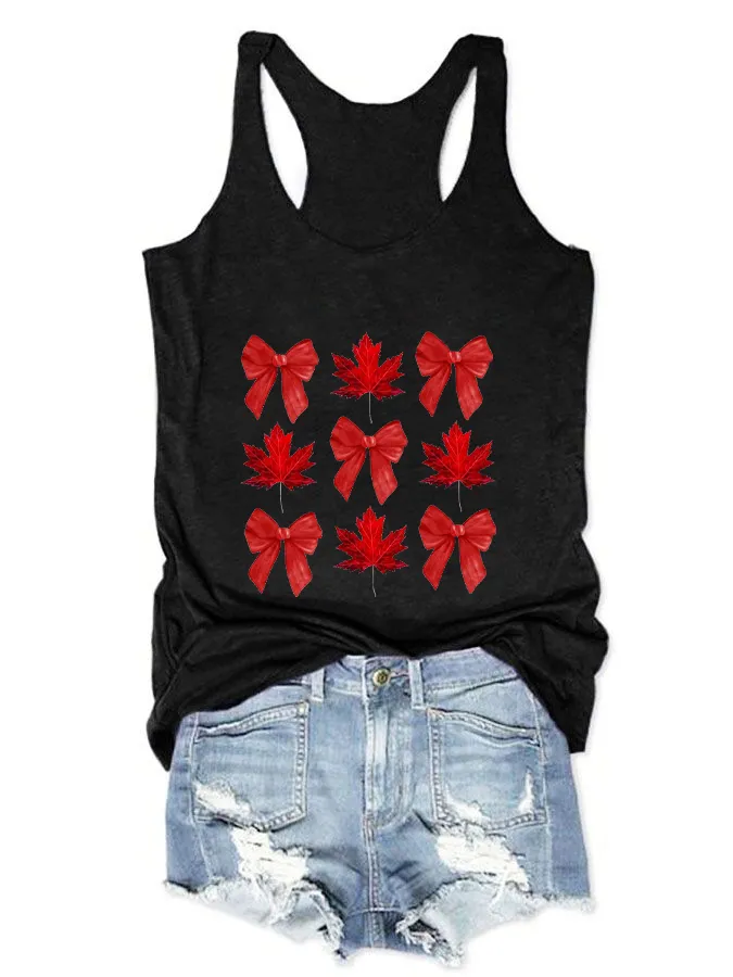 Women's I Love Canada Crew Neck Vest