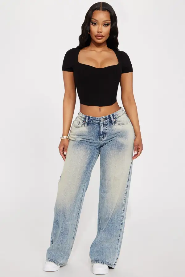 Chelsea Ribbed Top - Black