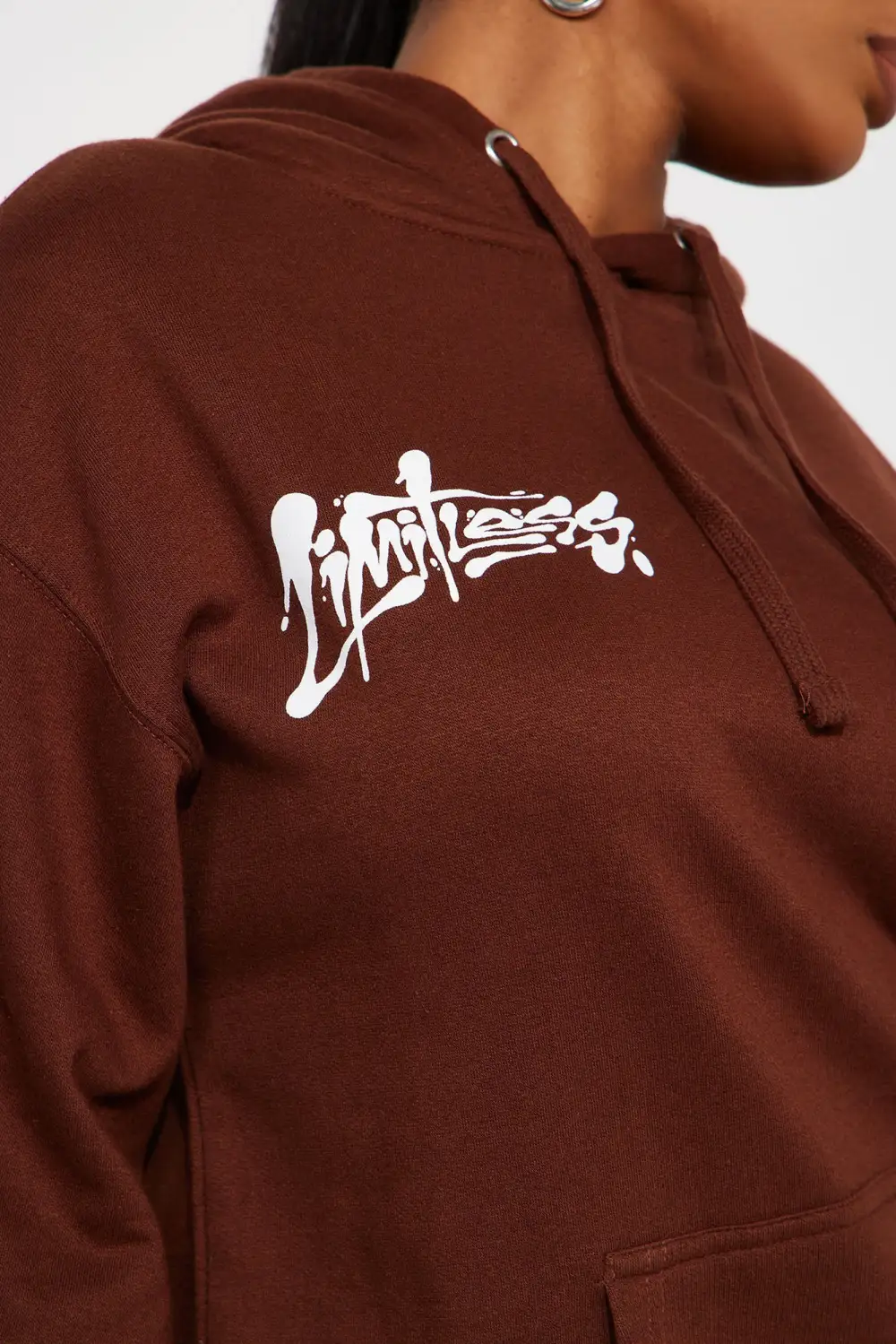 Limitless Graphic Hoodie - Brown