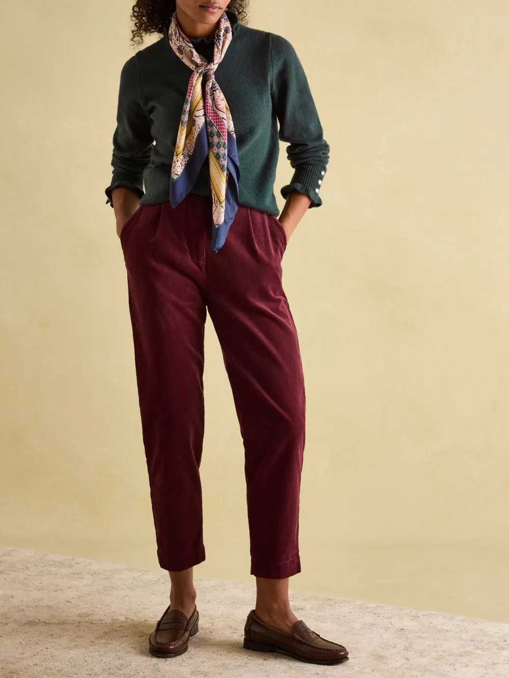 Frill Neck Long Sleeve Jumper