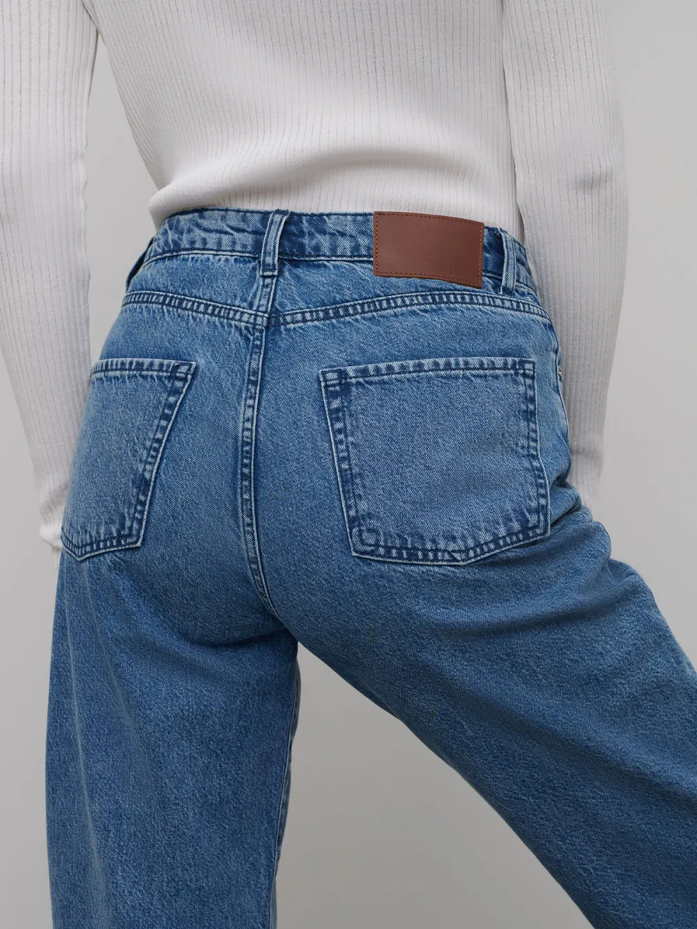 Colored Denim Casual Style Trousers Jeans