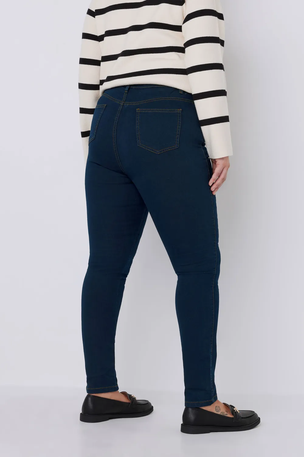 EVANS Curve Indigo Skinny Jeans
