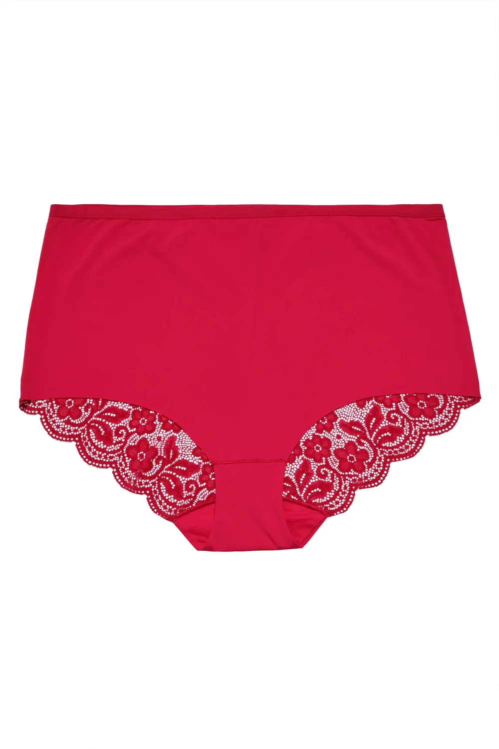 YOURS 5 PACK Curve Black Cotton High Waisted Full Briefs