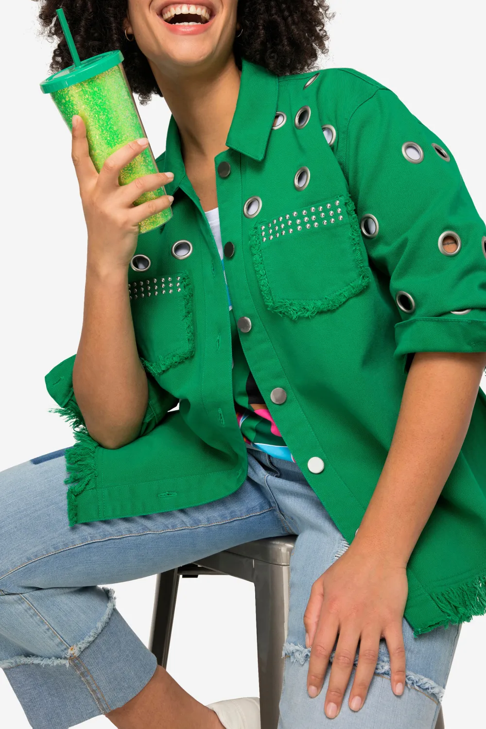 Shirt Collar Denim Jacket