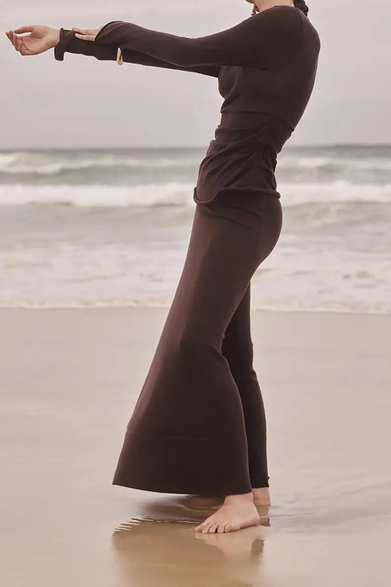 BITTER MERINO MAXI SKIRT