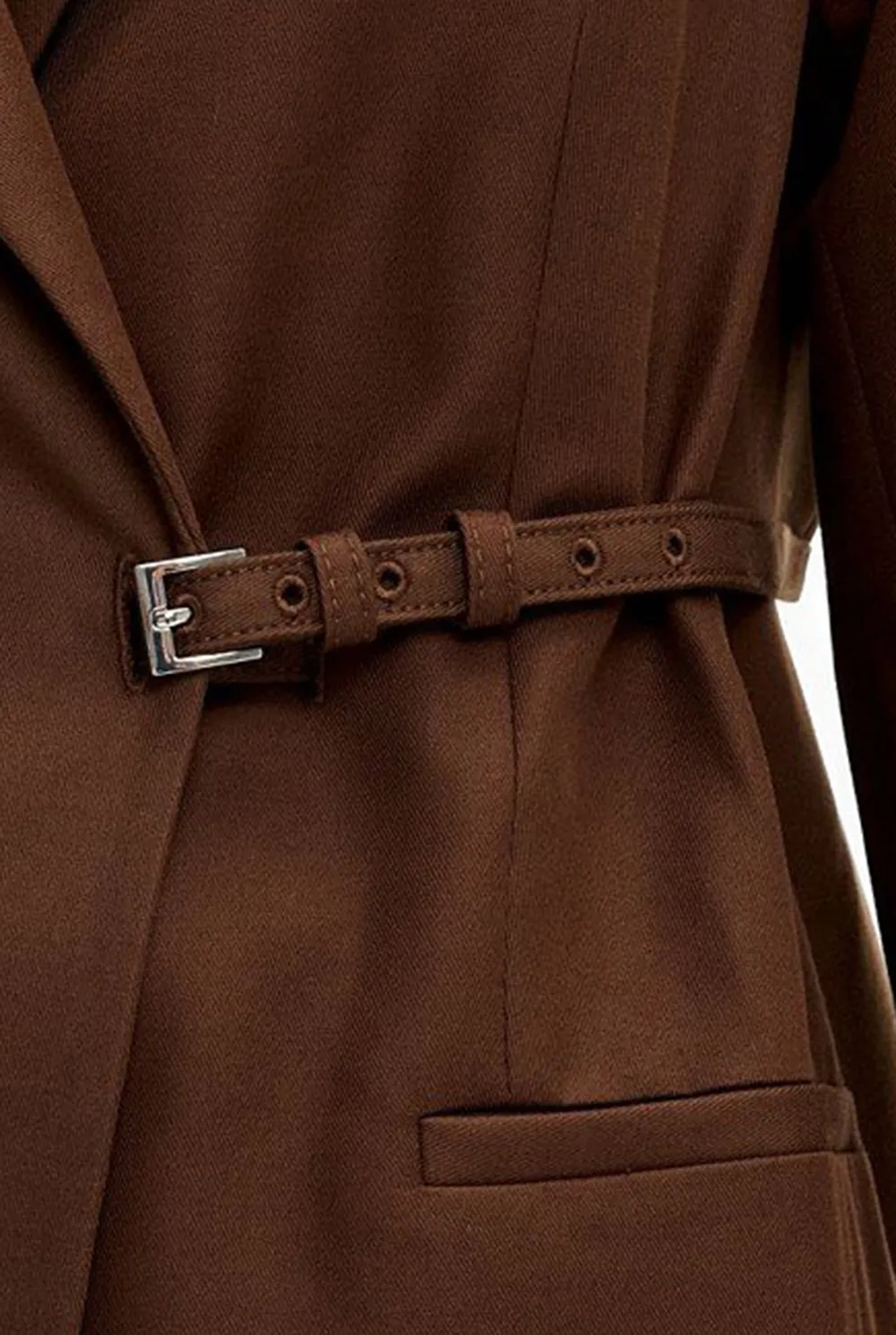 Classic Waist-Cinching Women's Blazer