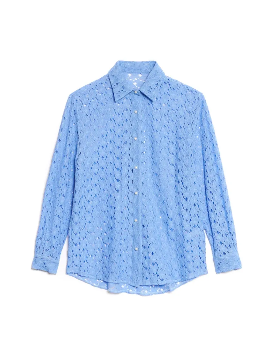 Casual Style Dressing Vibe Lace Shirt