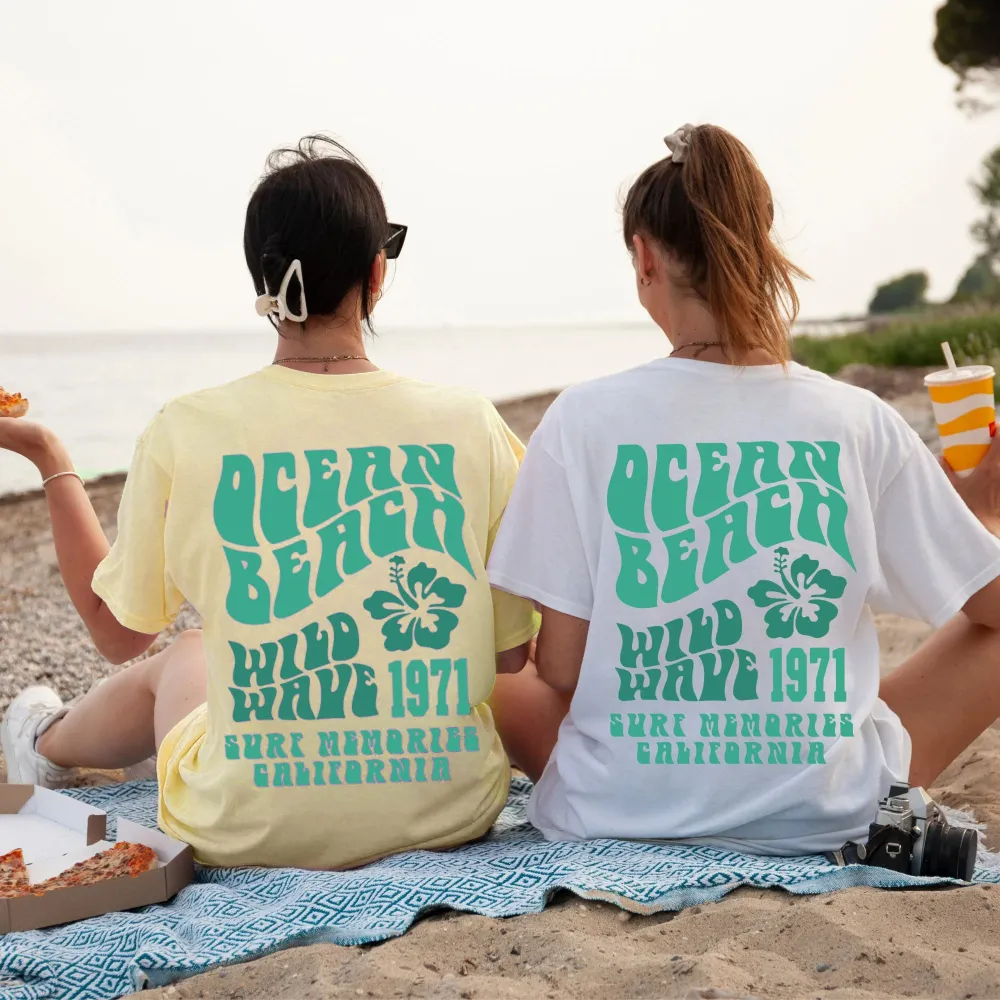 Ocean Beach Matching Short Sleeve Tees