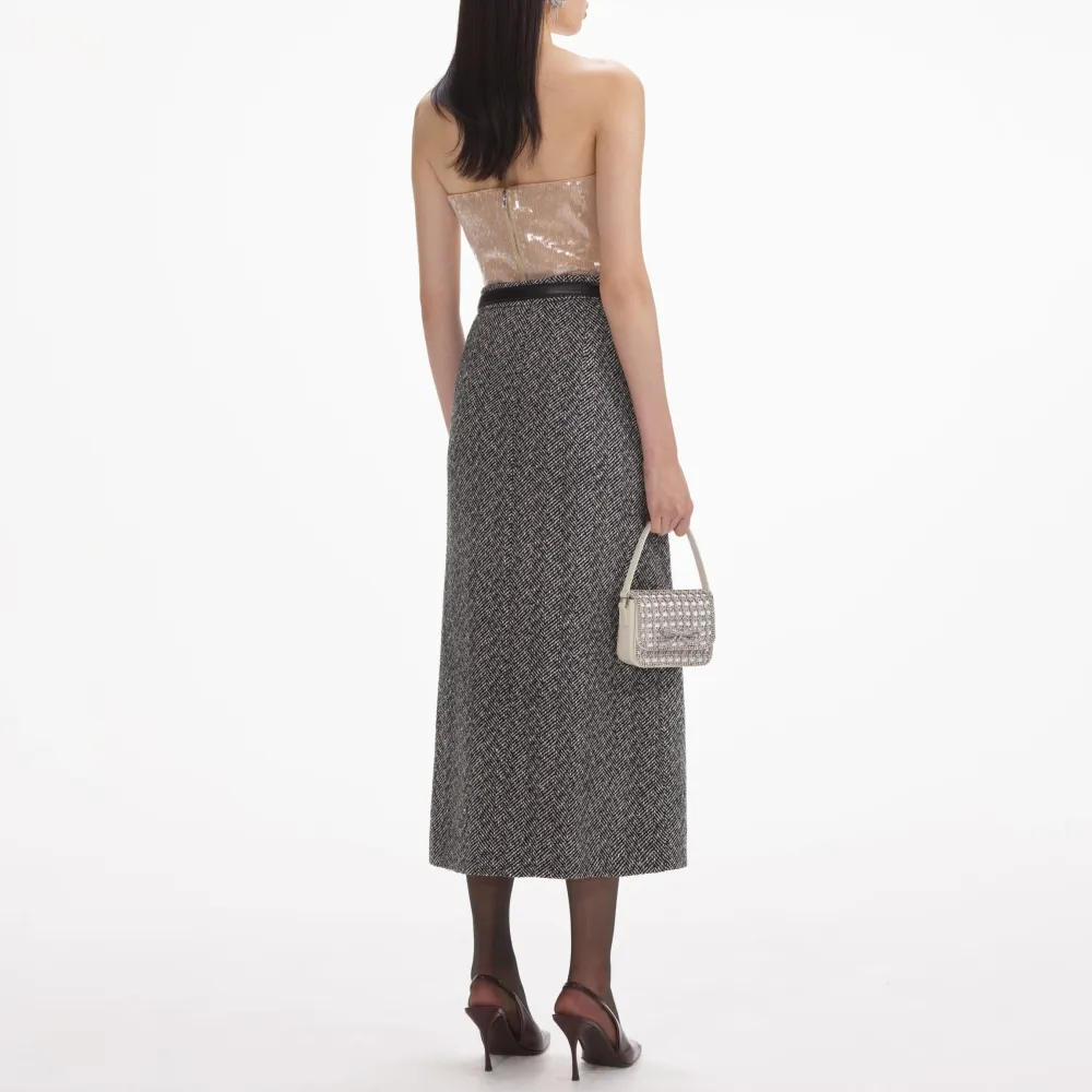 Champagne Sequin Top