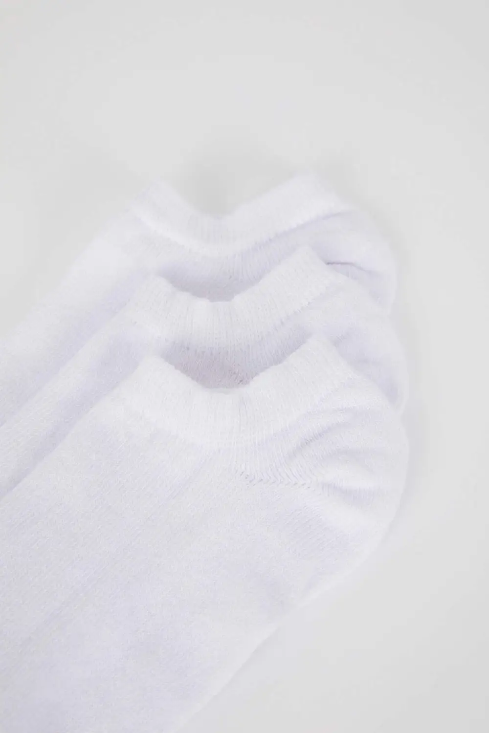 White 100% Cotton Ankle Socks