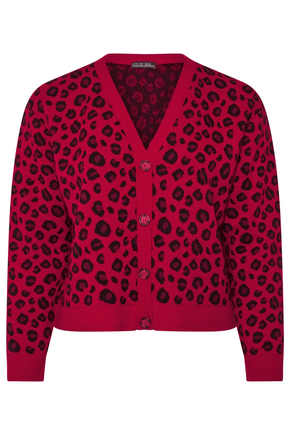 LIMITED COLLECTION Curve Blue Snowflake Knitted Cardigan