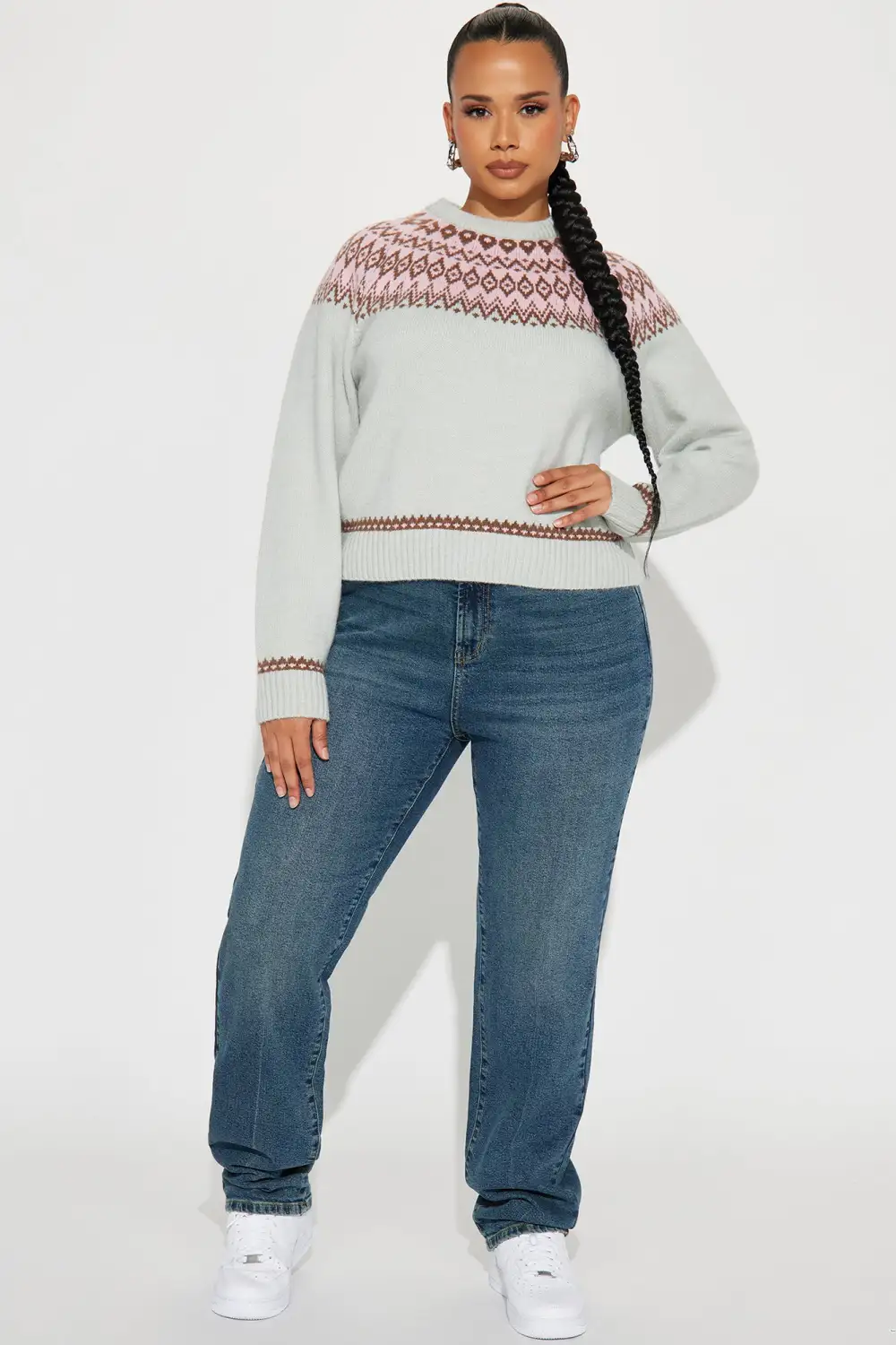 Always Sweater Weather Sweater - Grey/combo