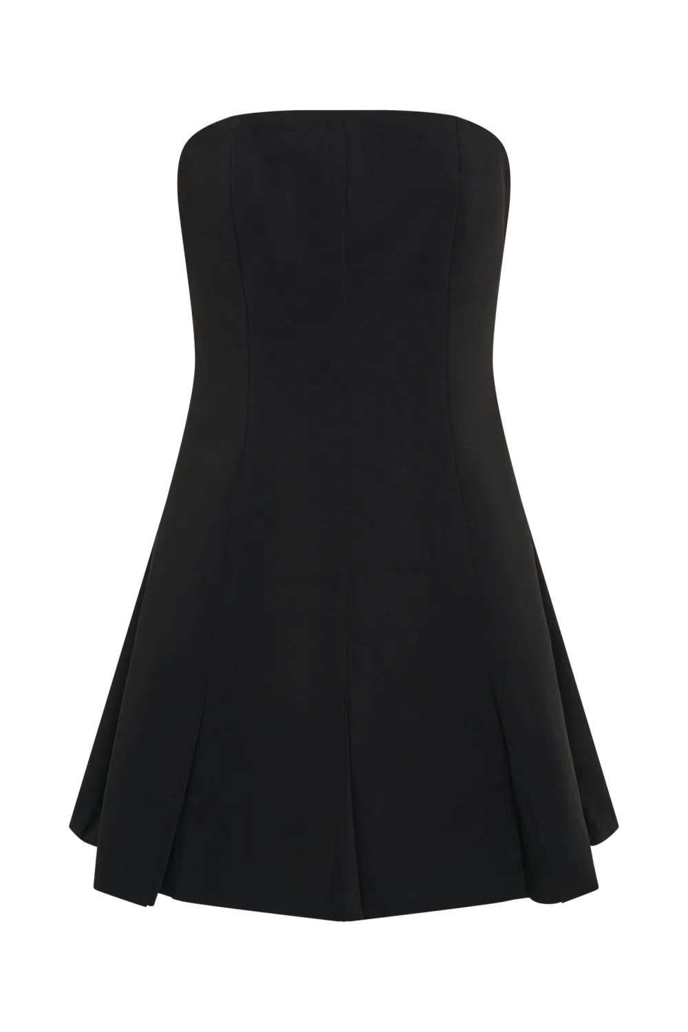 Strapless Suiting Mini Dress