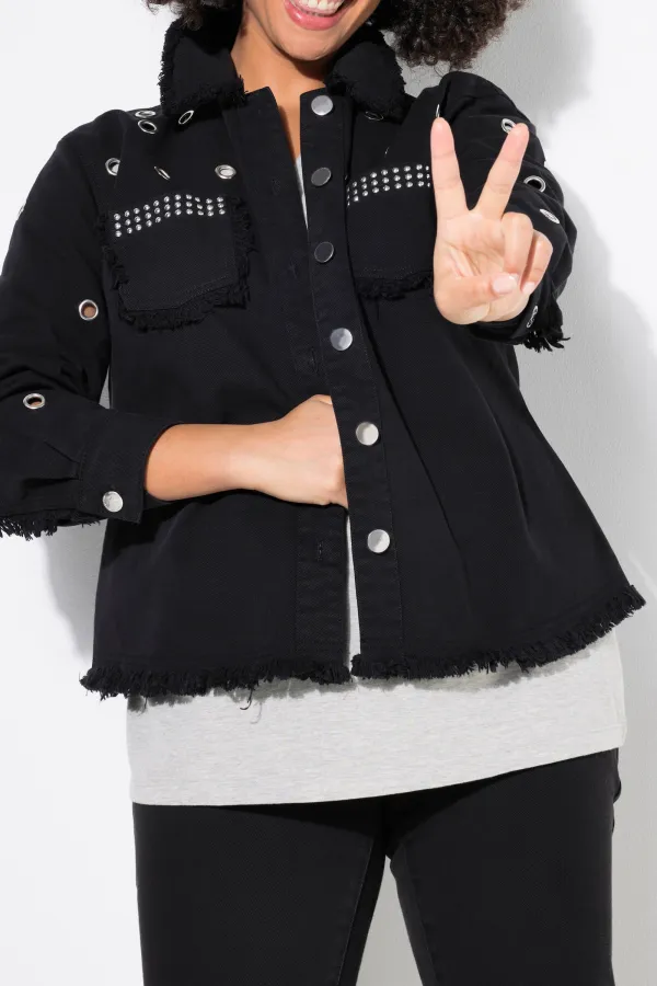 Shirt Collar Denim Jacket