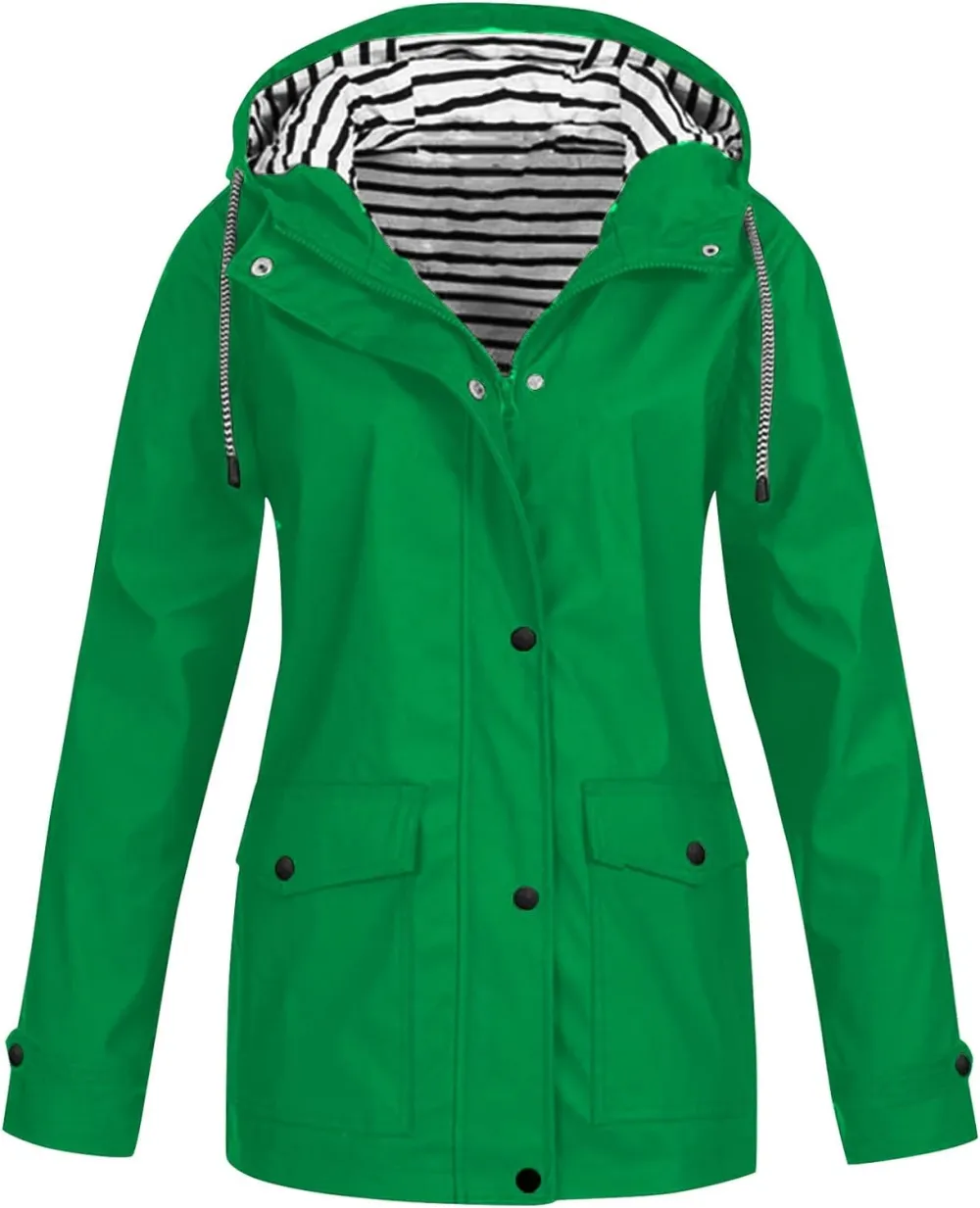 Rain Jackets For Women Waterproof With Hood Lightweight Casual Anorak Travel Hiking Coats with Pockets 720