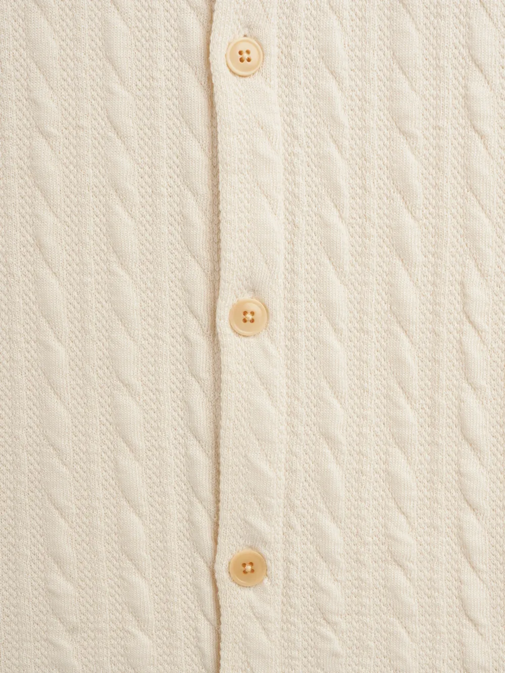 Cream Casual Style Short Sleeve Shirt