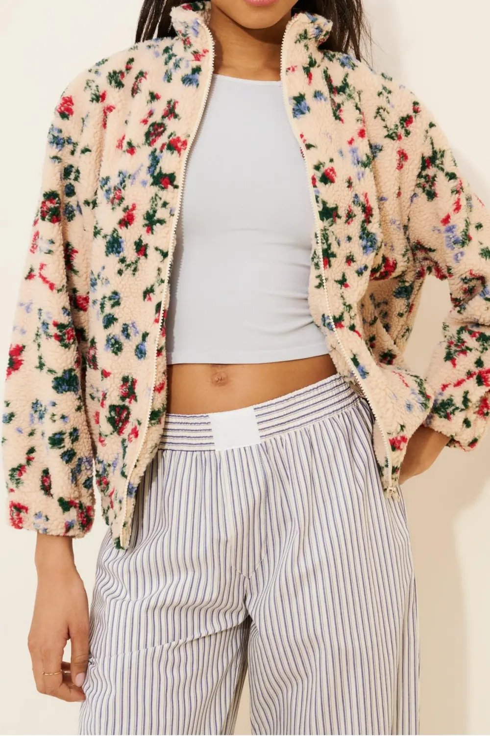 Poppy Relaxed Sherpa Jacket