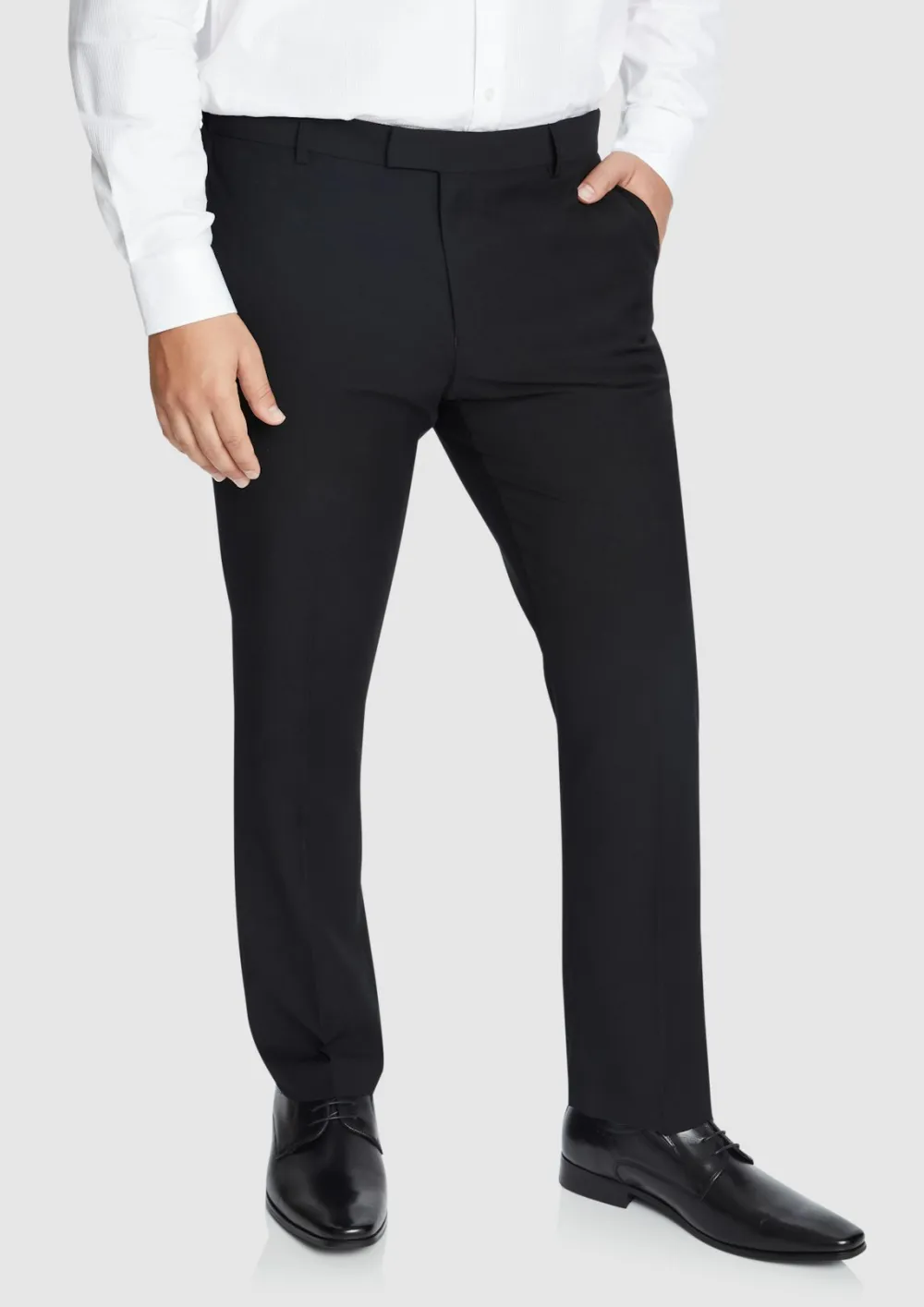 NAVY SLIM ELASTIC PANT