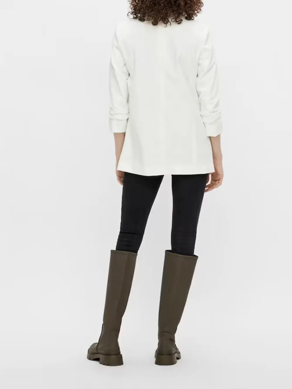 Plain Colored Soft Feel Blazer