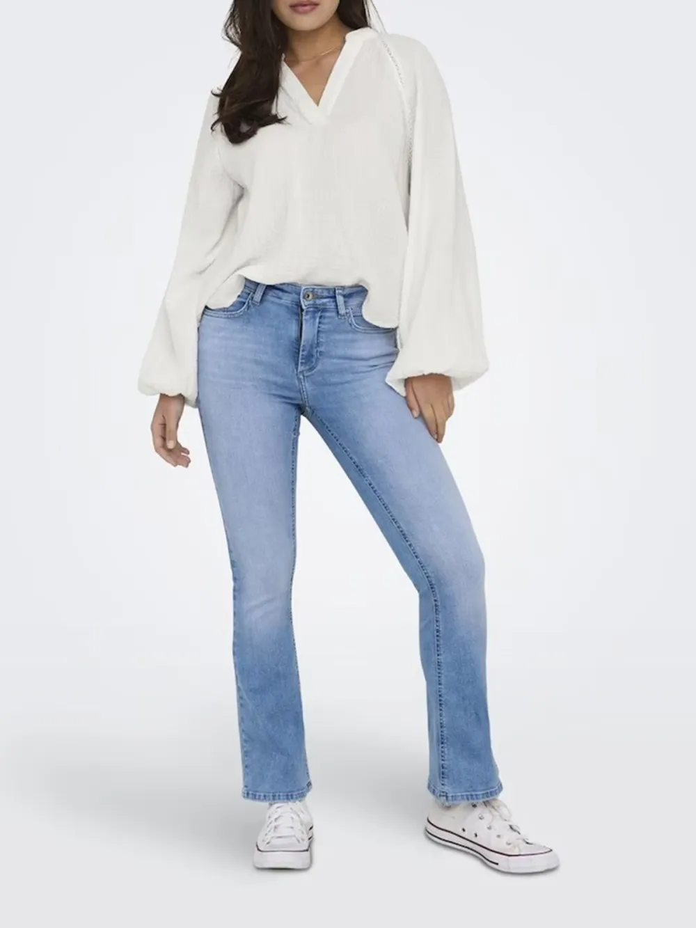 Cotton Daily Long Sleeve Blouses