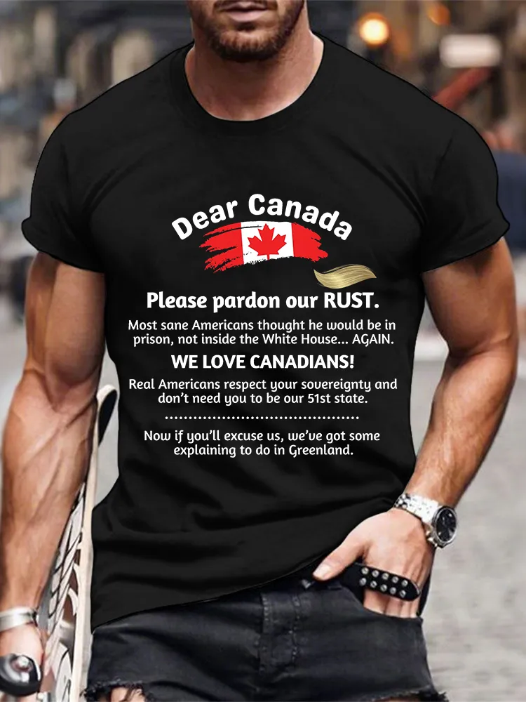 Men'S We Are Strong Canada Is Not For Sale T-Shirt
