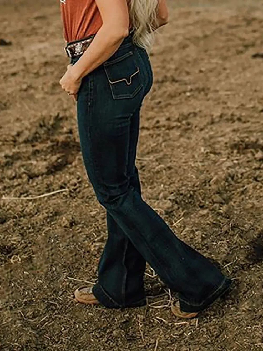 Deep Blue Casual Shift Denim Jeans