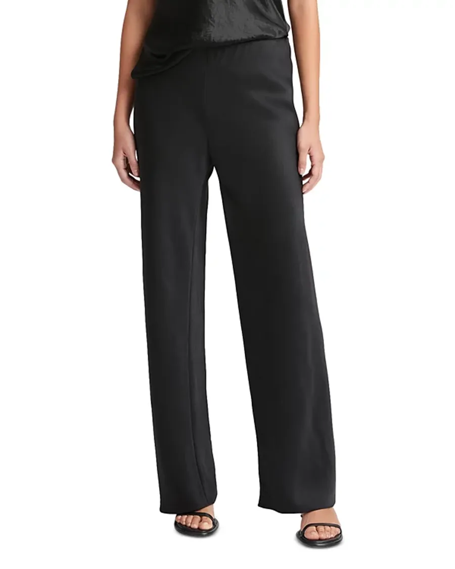 High Waist Fluid Bias Pants