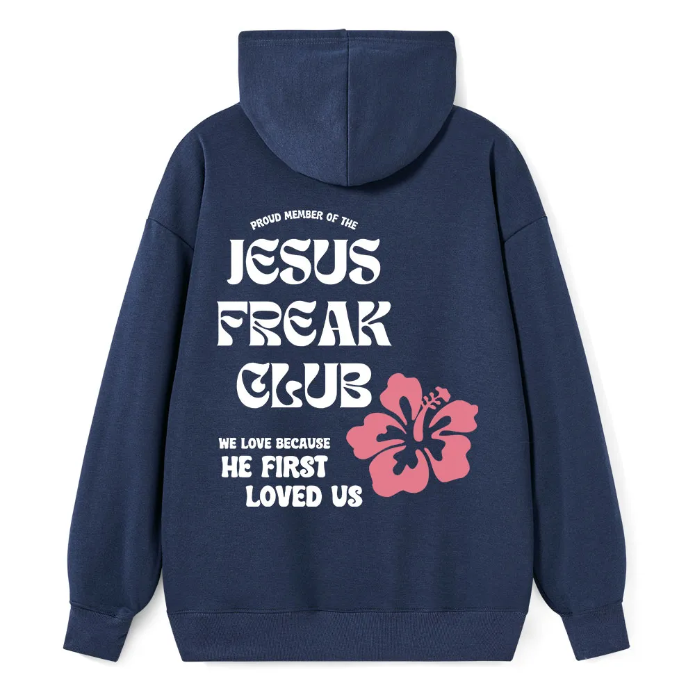 Jesus Freak Club Classic Christian Hoodie